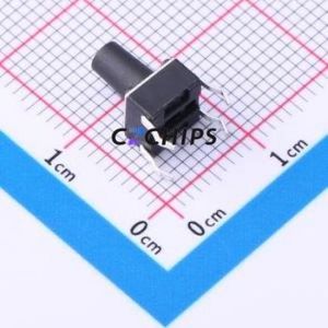 TSD001A09026A03 Tactile Switch Through hole Component (THT)-4P,6x6mm Switch Round Button 2.6N Through Hole 6mm - Product Image 2