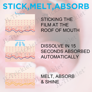 JULONGカスタムOem Odm口腔溶解フィルム低刺激性・ビーガン溶解性口腔溶解フィルム - Product Image 3