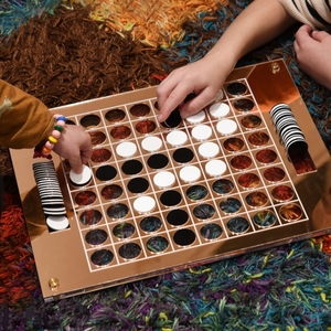 Moderno Lucite acrilico otello <span class=keywords><strong>gioco</strong></span> con bulloni d'oro - Product Image 3