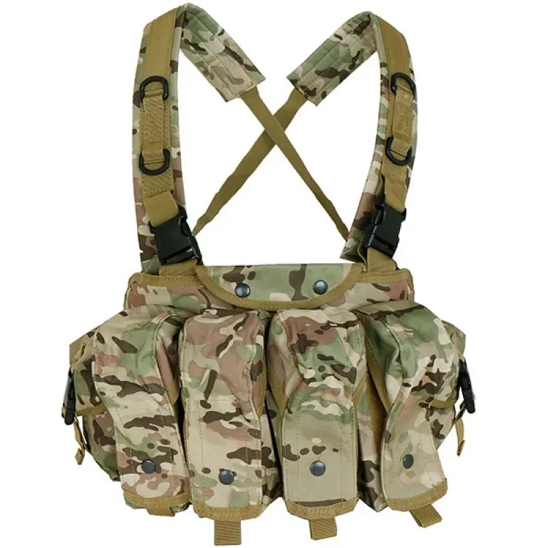Sturdyarmor Tactico Vest leggero a sgancio rapido borsa da caccia per giochi all'aperto Tactical Chest Rig con custodia