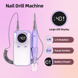 Profession elle 2500 Mah wiederauf ladbare tragbare elektrische Nagel bohrmaschine Maniküre Zehennägel mit LED-Anzeige - Product Image 2