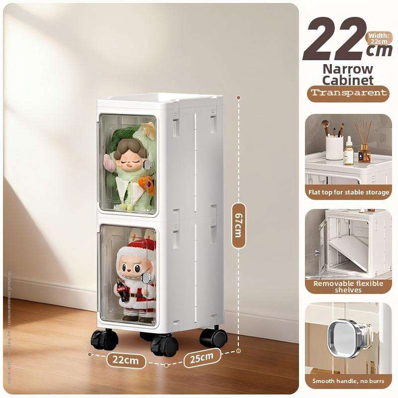 22 wide foldable display cabinet layer 2-no wheel