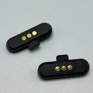 Right Angle Female And Male Brass Waterproof Pcb Battery Magnet Magnetic Cable Spring Probe Pogo Pin Connector