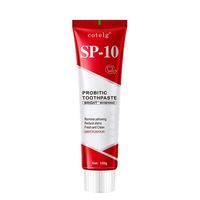 Dentifrice à la menthe anti-caries biologique SP10, vente chaude, haleine fraîche, blanchiment des dents, nettoyage des dents, usage domestique, taille normale pour adultes
