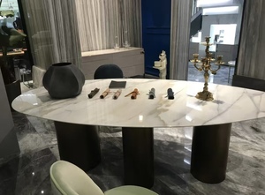 Losa de Mármol Blanco Capitol Hill Moderna de Primera Calidad, Impermeable, para Decoración de Paneles de Pared de TV en Villas, Mesa de Centro de Alta Gama, Cocina y Comedor - Product Image 5