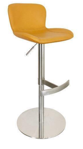 Luxury modern minimalist stainless steel bar <b>stool</b> <b>height</b> <b>adjustable</b> durable eco-friendly swivel suitable for home commercial - Product Image 4