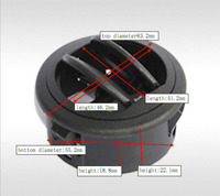 Grille d'aération ronde en plastique pour déflecteur de climatisation de voiture, sortie de ventilation latérale de toit