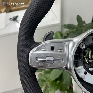 Volante Deportivo de Cuero Premium en Oferta, Plug and Play, para <span class=keywords><strong>Mercedes</strong></span> Benz C200 C300 E300 S350 W204 W205 W213 W222 GLE GLS CLA GLA - Product Image 2