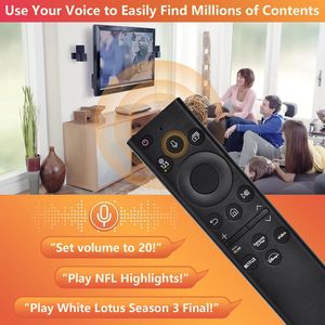 Télécommande de remplacement <span class=keywords><strong>pour</strong></span> téléviseur intelligent Samsung - Commande vocale, compatible avec les modèles 2019-2025, sans recharge solaire, garantie de 2 ans - Product Image 4