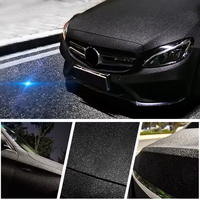 Vinilo Decorativo para Autos, PVC Negro Brillante con Diamantes, Autoadhesivo, Alta Elasticidad, Cambia de Color, para Autos y Motocicletas