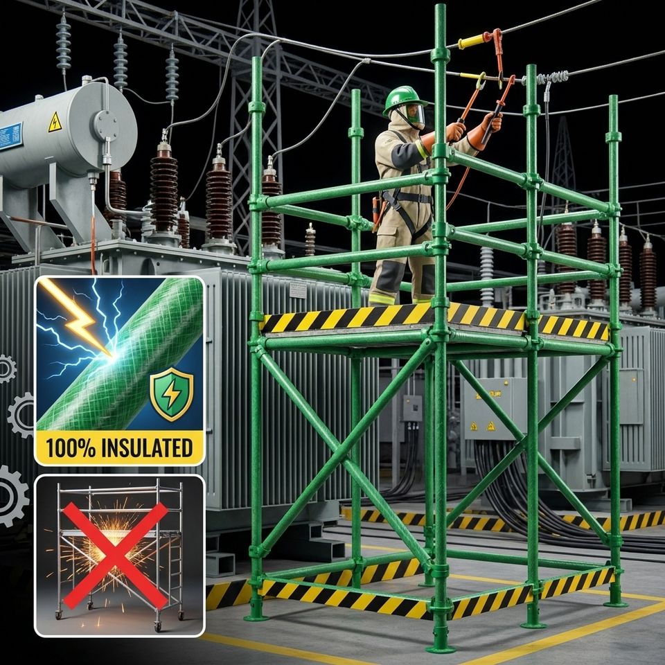 Insulated FRP Fiberglass Construction Scaffolding| Alibaba.com