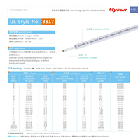Fil XLPE UL3817 3000V 125C, fil et câble spéciaux pour nouvelles énergies