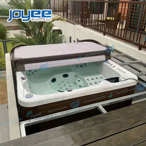 JOYEE Acrylique Carré Deluxe 6 <span class=keywords><strong>Personnes</strong></span> US balboa LED Backyard spa extérieur jacuzi Whirlpool Outdoor Big Hot Tub Spa à vendre - Product Image 6