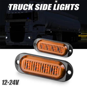 Luz indicadora LED de 12-24 V y 4 LED para camión, remolque, tractor, vehículo agrícola, lámpara auxiliar de bordes, luz trasera para camioneta - Product Image 4