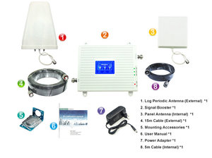 Triband-<span class=keywords><strong>amplificador</strong></span> <span class=keywords><strong>de</strong></span> <span class=keywords><strong>señal</strong></span> <span class=keywords><strong>de</strong></span> teléfono móvil, repetidor <span class=keywords><strong>de</strong></span> red LTE, 900/1800/2100MHz, GSM, 2G, 3G, 4G - Product Image 2