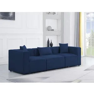 Фабрика мебели Tianhang, новейший дизайн, набор диванов из льняной ткани, можно изготовить на заказ, диван для гостиной, модульный диван