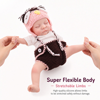 Poupée Bébé Reborn en Silicone Yeezwood de 43 cm, Jouet Réaliste et Tendance pour Enfants, Poupée Bébé en Silicone Véritable pour Fille