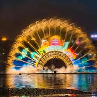 Schlüsselfertige Lösung für Wasserleinwand-Filme mit Content-Design und Verschiedenen Größen und Materialien für Outdoor-Parks