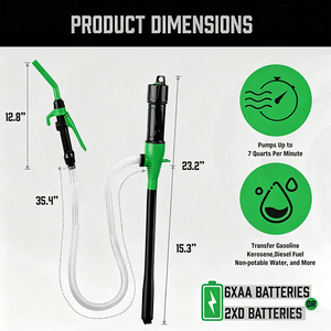 <span class=keywords><strong>Pompe</strong></span> de transfert portable, <span class=keywords><strong>pompe</strong></span> à siphon électrique fonctionnant sur batterie, <span class=keywords><strong>aspiration</strong></span> puissante, <span class=keywords><strong>pompe</strong></span> de transfert de carburant et d'huile manuelle - Product Image 3