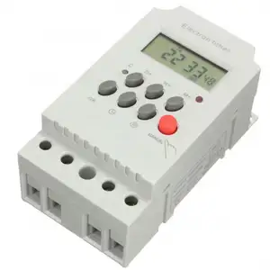 Temporizador de control por microordenador, interruptor de temporizador de electrones DIGITAL de 25A 220V, 2 unidades