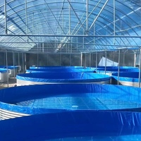 Réservoir d'eau en toile galvanisée pour l'extérieur
