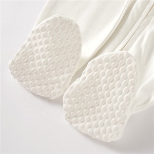 批发脚印婴儿春季睡衣有机棉质睡衣 - Product Image 6