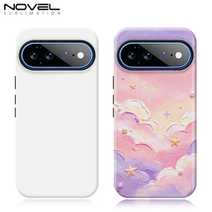 เคสโทรศัพท์เปล่าสำหรับพิมพ์ลายแบบซับลิเมชั่น สำหรับ Google Pixel 10A แบบ 3 มิติ สองชั้น สำหรับงาน DIY ปรับแต่งเองได้ - Product Image 1