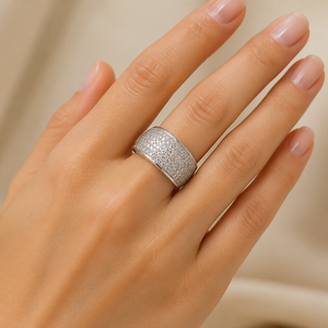 Wide Band Design Ring Classic Style Finger Ring for Men - Product Image 2