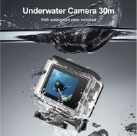 Dubbele lens 5k vlog mini 170 graden 1080p waterdichte wifi 4k 60fps sportcamera actie- & sportcamera accessoire SD-kaart