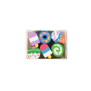 Lindo Juego de Gomas de Borrar de Lápiz Mini Personalizadas para Estudiantes Escolares, Regalo de Dibujos Animados en 3D, Suministros de Papelería - Product Image 5