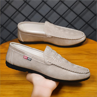 Mocassins décontractés tendance en similicuir couleur unie style coréen pour homme – Nouvelle collection été 2026 – Chaussures polyvalentes et confortables