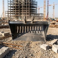 Aksesoris Bucket Excavator untuk Menggali Batu, Bucket Penggali Parit, Tugas Berat untuk Suku Cadang Mini Excavator