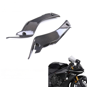 ฝาครอบถังน้ำมันคาร์บอนไฟเบอร์ ZHONGHONG สีดำ น้ำหนักเบาและทนทาน สำหรับ Yamaha YZF-R1 ปี 2015-2026 - Product Image 1