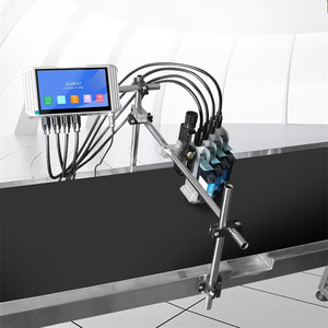 Waisu trực tuyến tij máy in phun 7 inch màn hình cảm ứng 12.7 mét 25.4 Mét Công Nghiệp phun ngày <span class=keywords><strong>coder</strong></span> cho chai nhựa giấy thủy tinh - Product Image 5