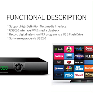 OURSTONE <strong>Supplier</strong> Tv Box Satellite TV <strong>Receiver</strong> DVB-S2 H.264 <strong>Free</strong> to air Channels STB Hybrid Tv Box Support CCCAM Bisskey Wifi - Product Image 3