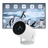 Mini Proyector de Películas para Celular 3D, Mini Proyector Chino con Wifi y Bluetooth, Video, Publicidad Exterior, Portátil, LCD, LED para el Hogar