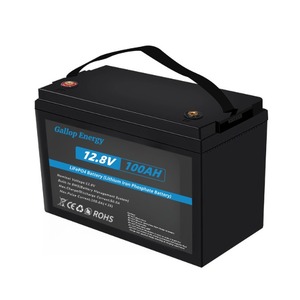 Lithium sắt Phosphate Pin 12v100ah LiFePO4 chu kỳ sâu nhà năng lượng lưu trữ pin có thể sạc lại LiFePO4 pin di động - Product Image 2