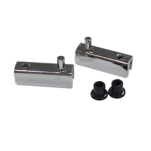 Modern Chrome Stainless Steel Glass Clamp Set Soft Close Feature 180 Opening Small Frameless Pivot <strong>Hinge</strong> <strong>Door</strong> Window <strong>Hinges</strong> - Product Image 1