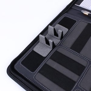 Brand New cao cấp A5 kích thước đa chức năng máy tính xách tay ngân hàng điện với dây kéo quản lý thư mục Pouch cho hầu hết các xu hướng mặt hàng ngay bây giờ - Product Image 6