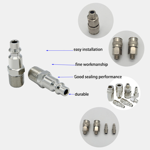 Kit de Conexión Rápida NPT de 1/4'' de Acero Inoxidable, Pistola de Pulverización con Conector NPT de 3/8'' para Limpieza de Autos, Manguera de Bomba de Agua, Lavadora a Presión - Product Image 2