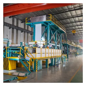 Steel plate color coating line manufacturer with roller coating machine