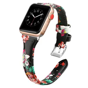 Новинка; Лидер продаж; Для наручных часов Apple Watch, ремешок для наручных часов Apple Watch, ремешок кожаный ремешок Смарт ремешок для часов аксессуары 38 мм 42 мм