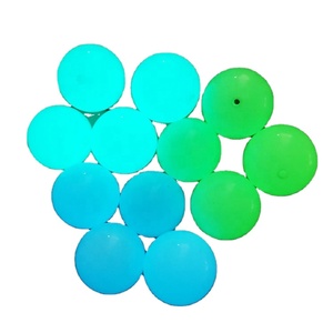 Perles <span class=keywords><strong>de</strong></span> <span class=keywords><strong>pierre</strong></span> lumineuses naturelles avec trous, perles rondes qui brillent dans le noir pour accessoires <span class=keywords><strong>de</strong></span> bijoux DIY - Product Image 1