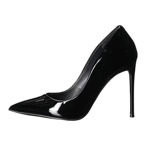 Chaussures à talons pour femmes en cuir verni, sexy, à talon fin, escarpins à bout pointu, sandales à talons, chaussures habillées tendance pour femmes - Product Image 1
