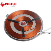 Bobine de cuisinière à Induction personnalisée professionnelle bonne qualité disque de bobine à Induction rond plat pièces de rechange électriques en cuivre de chauffage