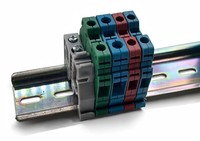 Bloc de bornes combiné multicolore MRK pour rail DIN, connecteur électrique pour l'industrie électrique et les appareils ménagers
