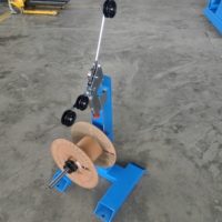 Machine de distribution automatique de bobines industrielle robuste de haute précision 300 mm, marque GS, certifiée CE ISO pour fils et câbles