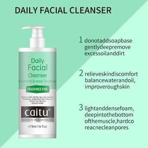 Yağ Kontrolü Sağlayan Akne Giderici Jel Yüz Temizleyici Niacinamide Purslane Kokulu Büyük Boy Aydınlatıcı Nemlendirici Hafif - Product Image 3