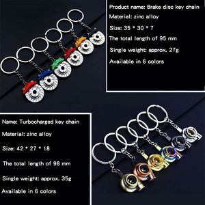 Accesorios para coche, caja de cambios de velocidad, cabeza de engranaje, palanca de transmisión Manual giratoria, llavero de Metal, reacondicionamiento de coche, llavero de Metal turbo - Product Image 3