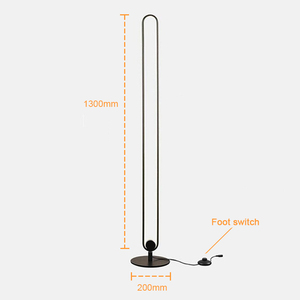 โคมไฟตั้งพื้น LED สำหรับตกแต่งห้องนั่งเล่นในร่ม,ดีไซน์ใหม่สไตล์นอร์ดิกมินิมอลลิสต์ทันสมัยสำหรับวางตรงกลาง - Product Image 3